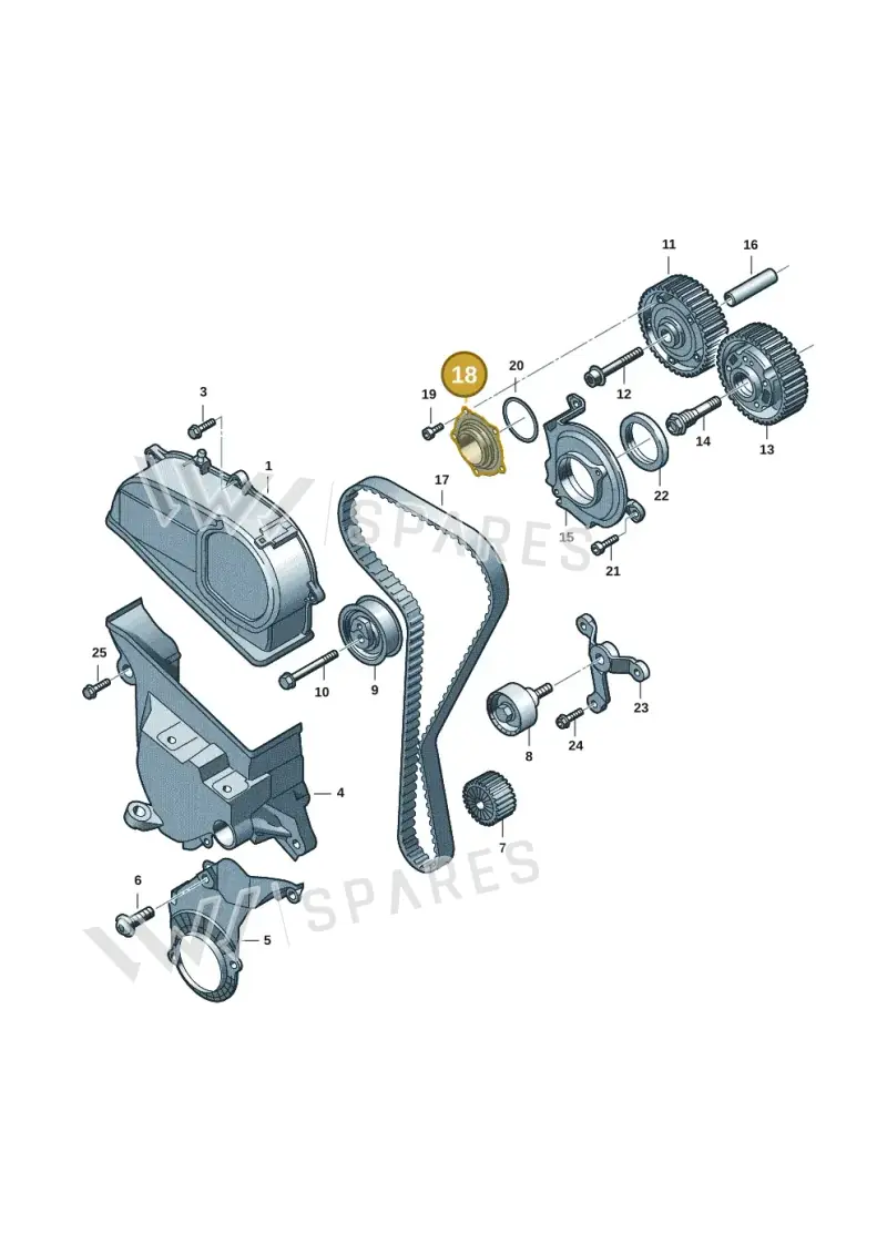 04E109153 — Volkswagen Multivan (2021-) diagram 2ka109010, position 18