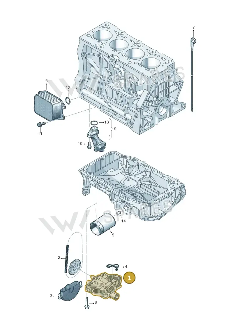 04E115103AE — SEAT CUPRA Formentor (2020-) diagram 746115030, position 1