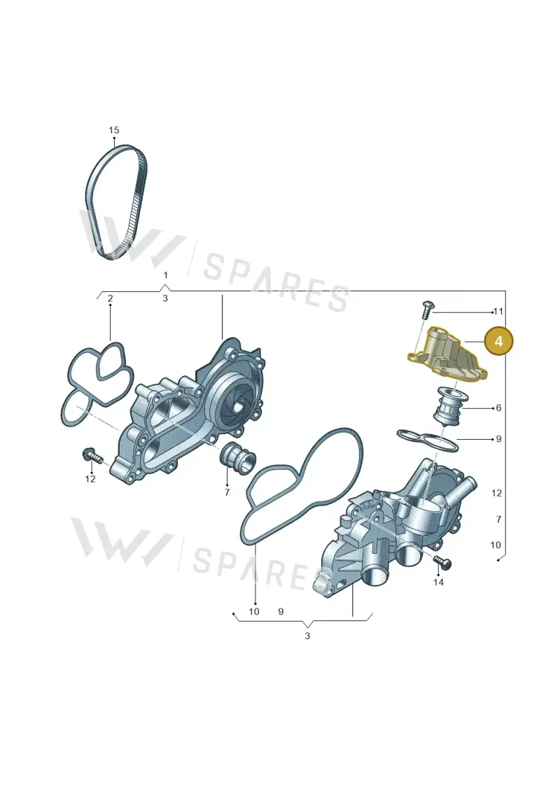 04E121121L — Volkswagen Multivan (2021-) diagram 747121070, position 4