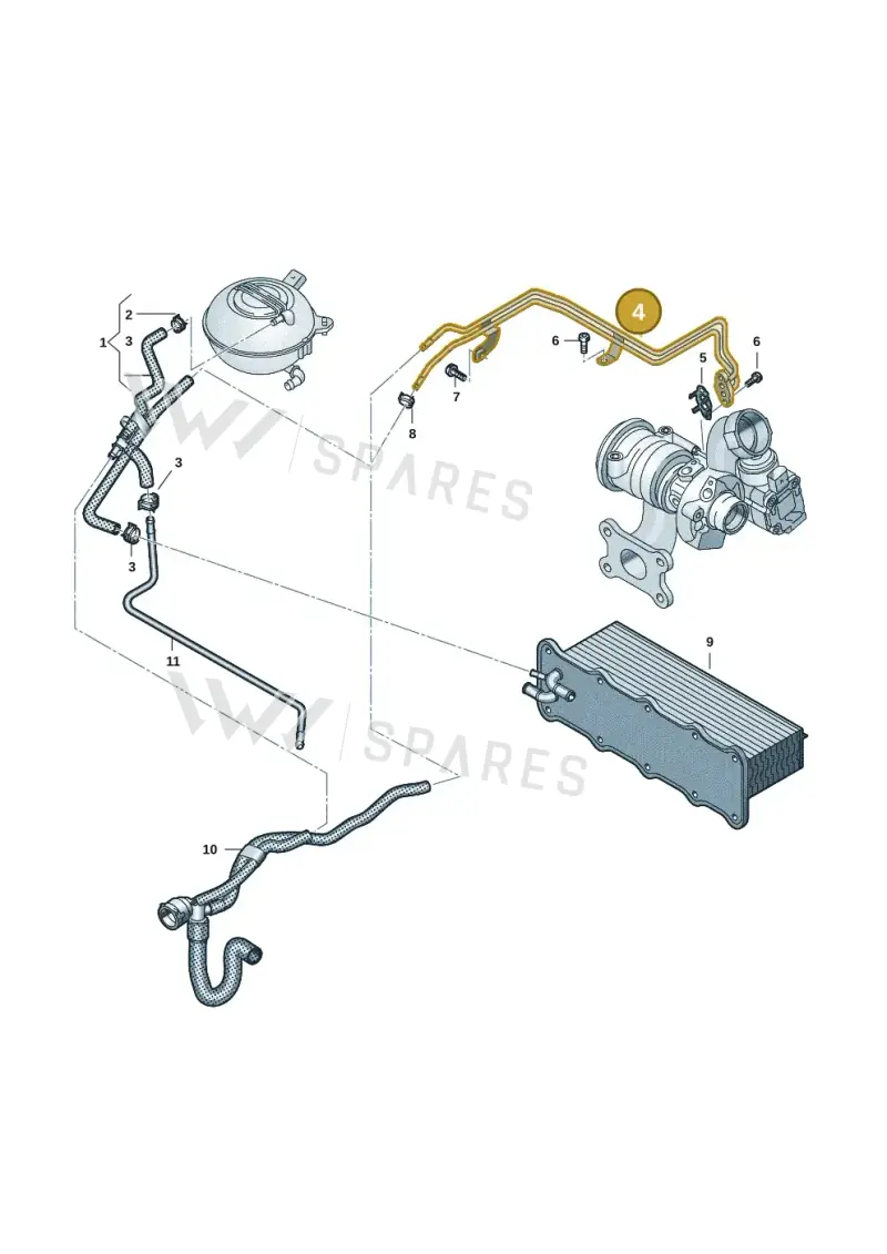 04E121497Q — Volkswagen Multivan (2021-) diagram 7t0121253, position 4