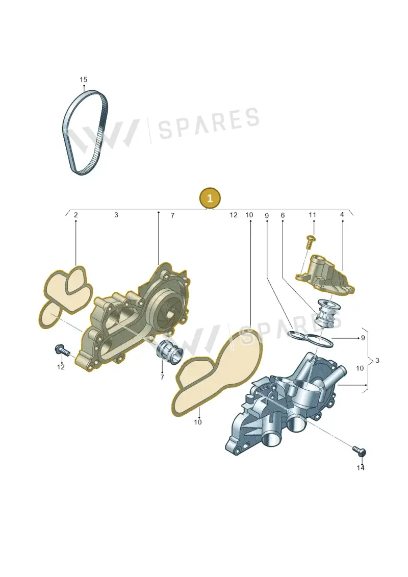 04E121600CS — Volkswagen Taigo (2021-2024) diagram 723121050, position 1