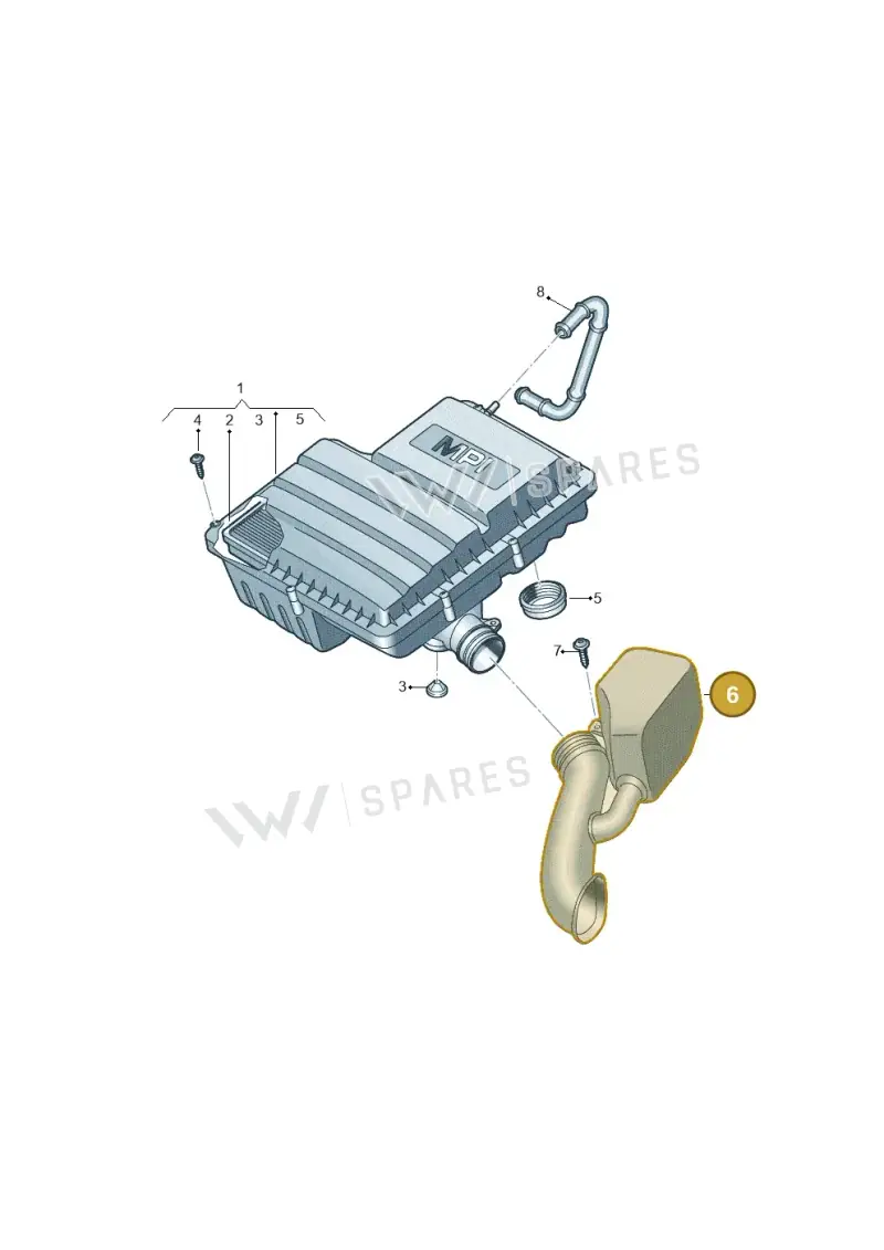 04E129618D — Skoda Kamiq (2019-2020) diagram 773129200, position 6