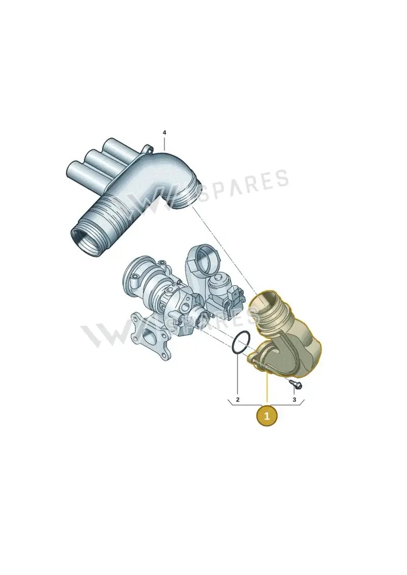 04E129654BF — Volkswagen Golf 2.0 BlueMotion (2019-2024) diagram 7t0129045, position 1