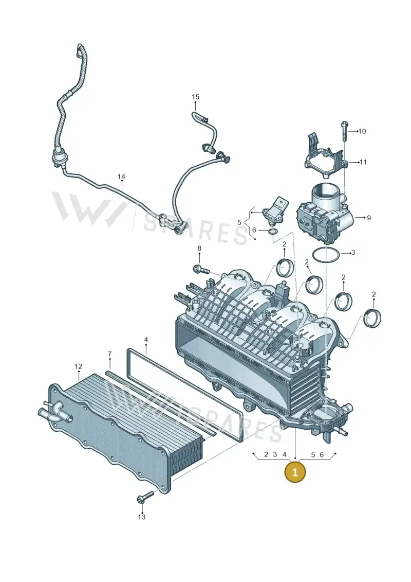 04E129709Q — Volkswagen Arteon (2017-2023) diagram 828133040, position 1