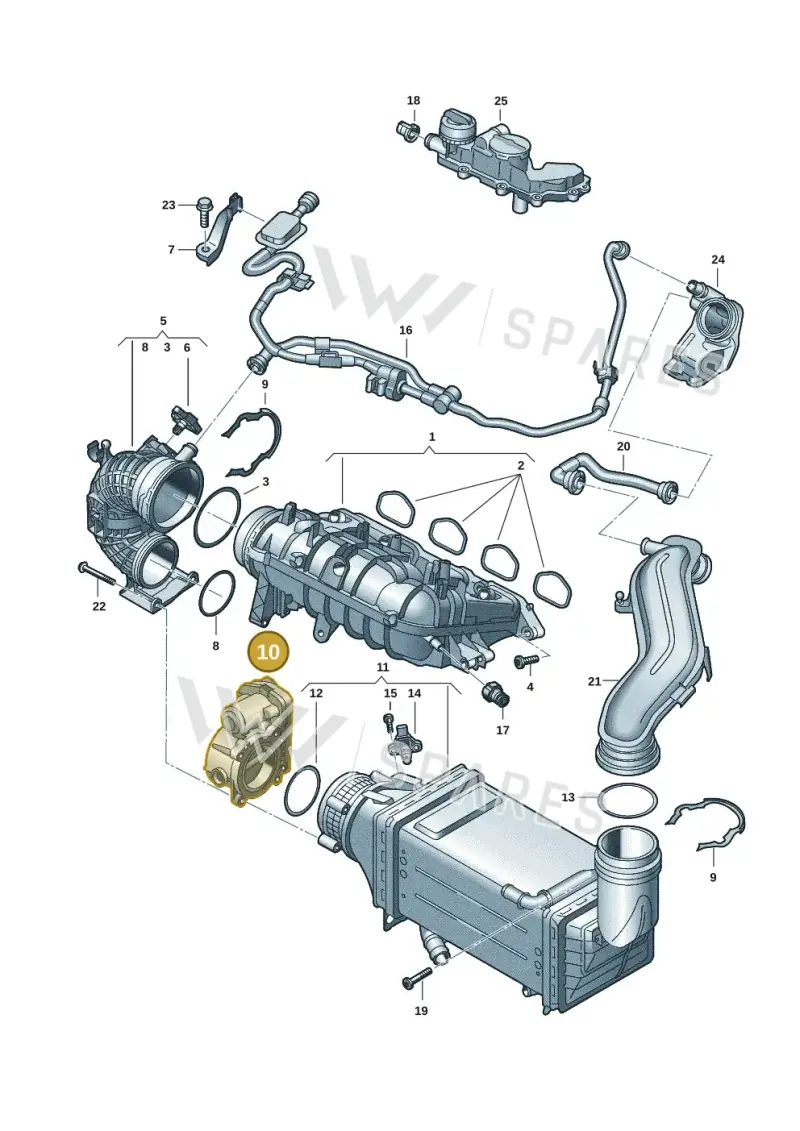 04E133062T — Volkswagen Multivan (2021-) diagram 7t0133060, position 10