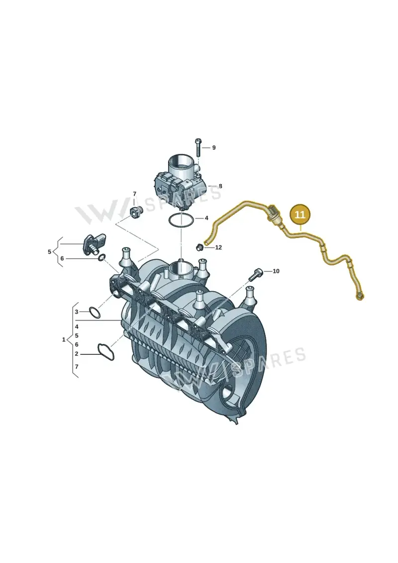 04E133781T — Volkswagen Caddy Maxi Kombi (2020-2024) diagram 2ka133060, position 11