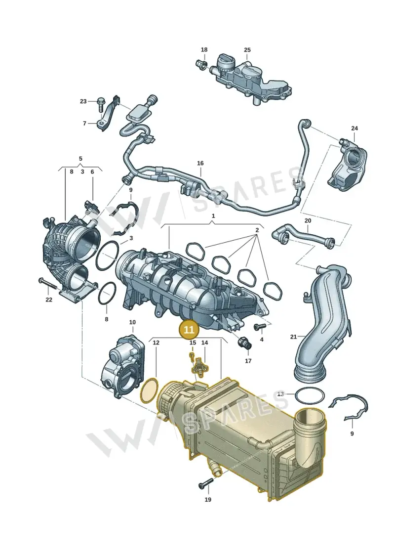 04E145785M — Volkswagen Multivan (2021-) diagram 7t0133060, position 11