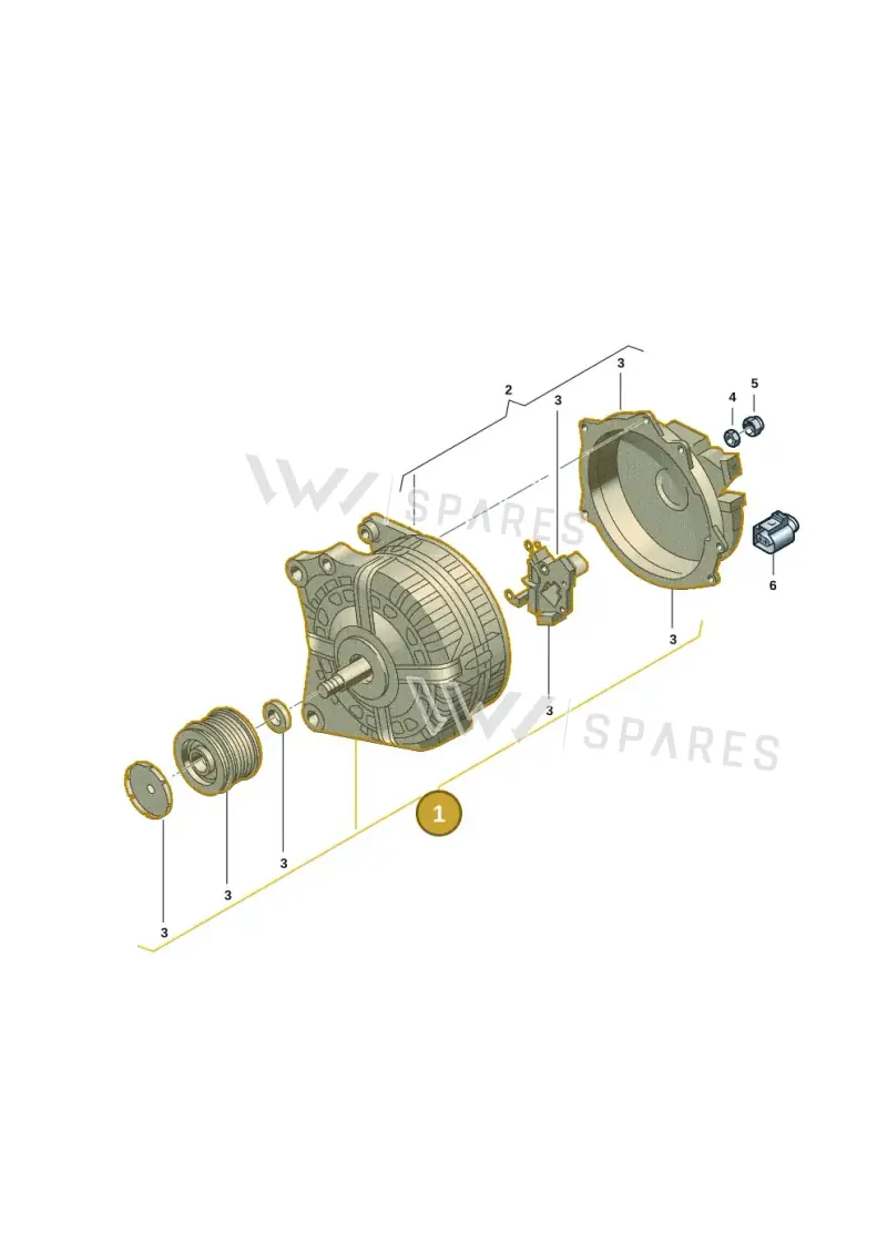 04E903015H — Volkswagen Taigo (2021-2024) diagram 7t0903150, position 1