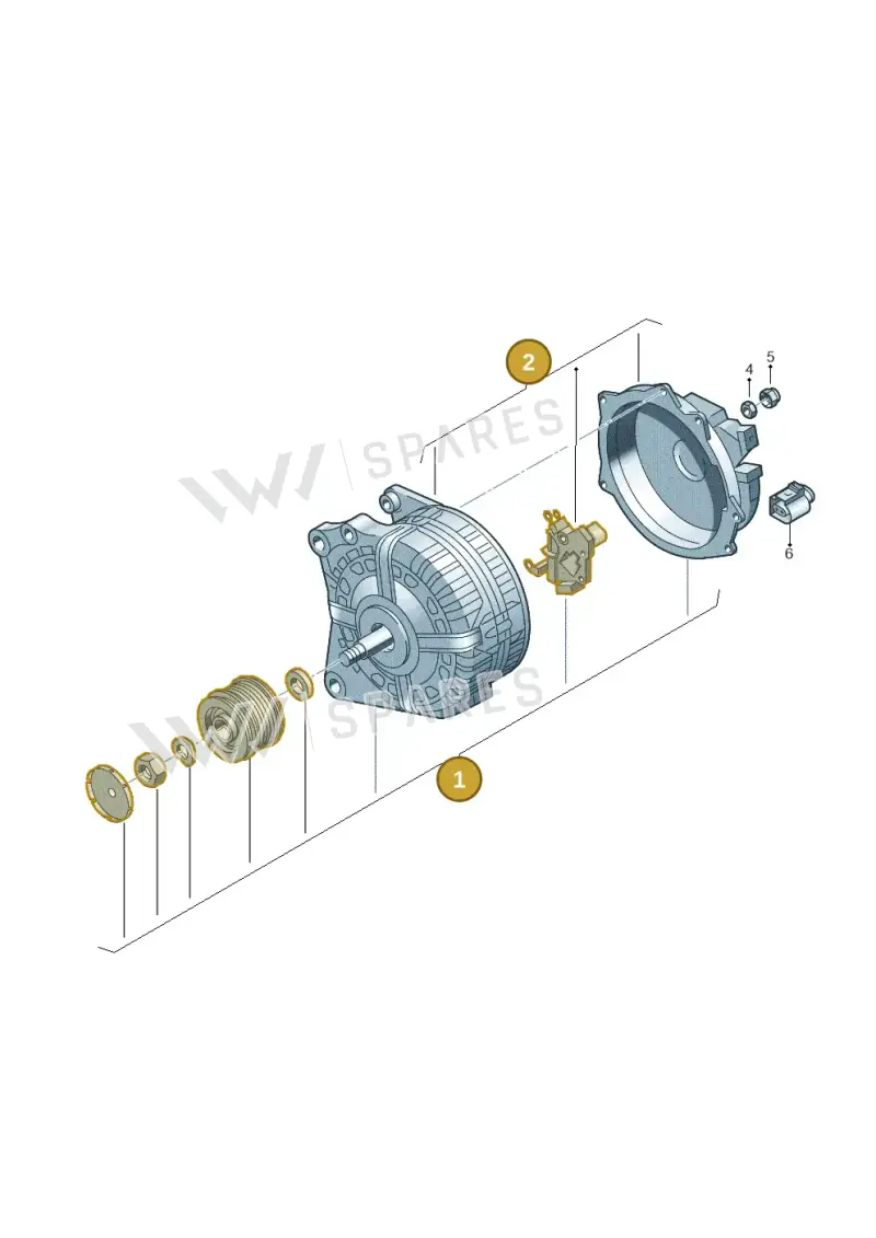 04E903025K — SEAT Arona (2017-) diagram 746903000, position 1+2