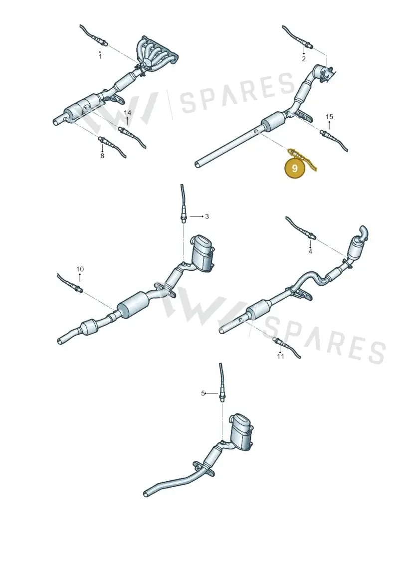 04E906262BE — Volkswagen New beetle (2011-2016) diagram 715906100, position 9