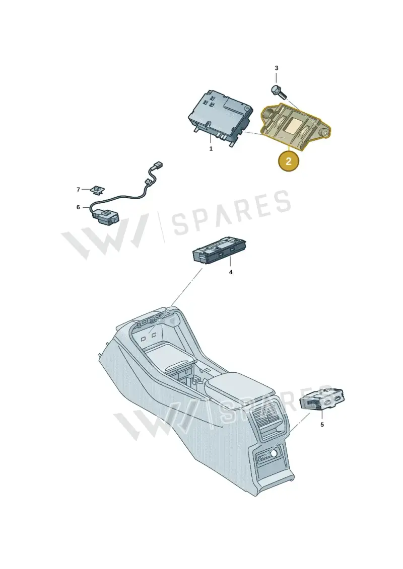 04E971858F — Skoda Kodiaq (2024-2024) diagram 57h035040, position 2