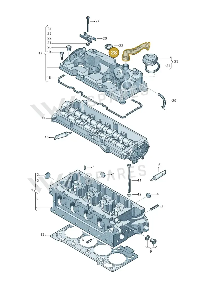 04L103493B — SEAT Toledo (2015-2019) diagram 746103500, position 28