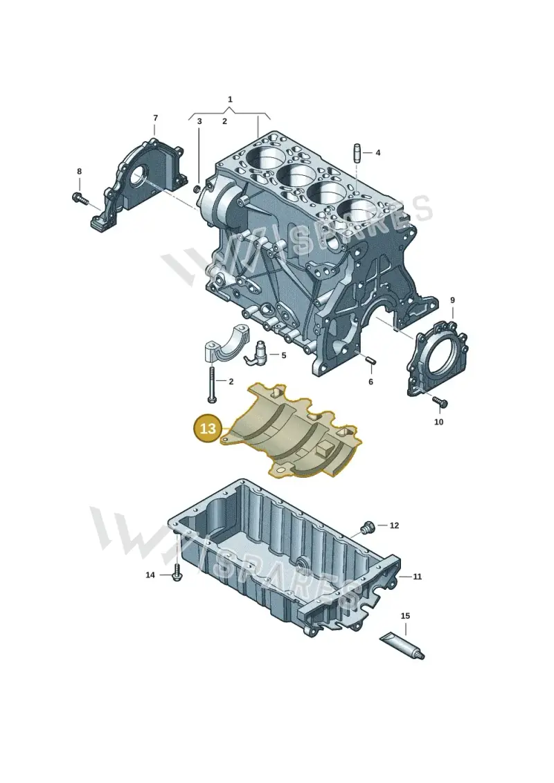 04L103623F — Volkswagen Caddy Maxi Kombi (2020-2024) diagram 5h0103037, position 13