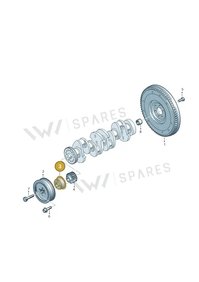 04L105215A — Volkswagen Tiguan 2.0 (2023-) diagram 827105960, position 3