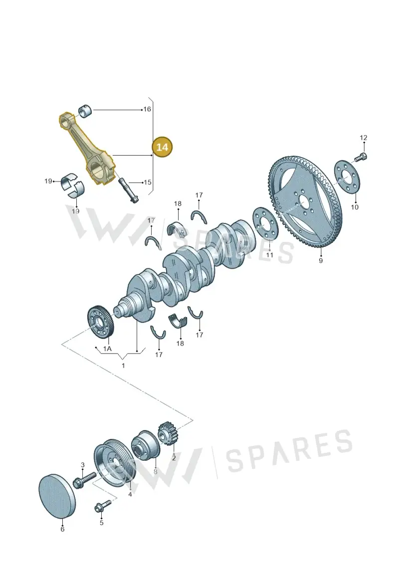 04L105401A — Volkswagen Amarok twin cab (2022-) diagram 749105630, position 14