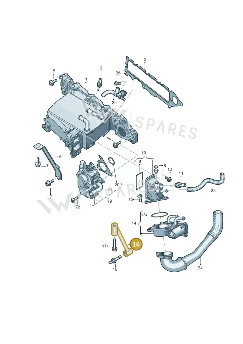 04L129723A — Volkswagen Tiguan 2.0 (2023-) diagram 884129800, position 16