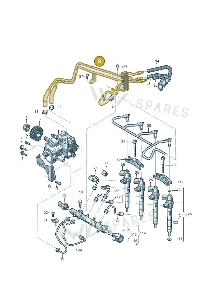 04L130308F — Volkswagen Transport. multivan (2019-2024) diagram 807130000, position 8