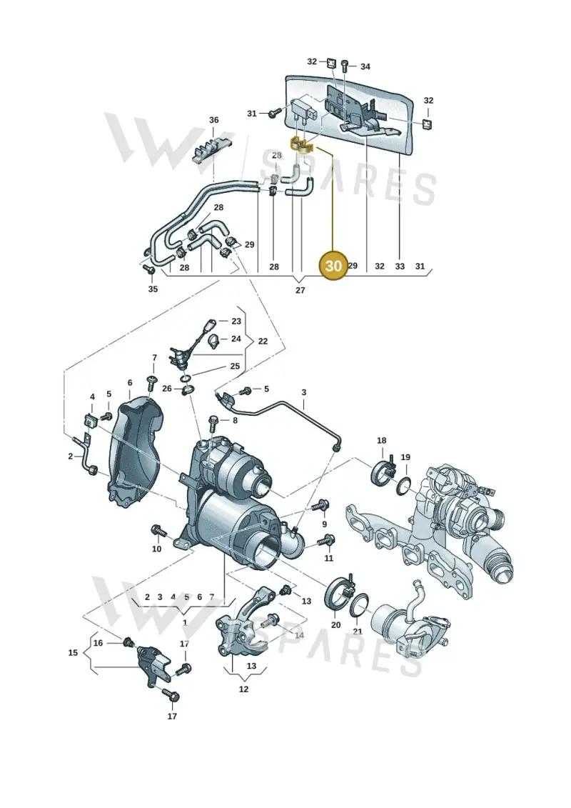 04L131213H — Volkswagen Tiguan 2.0 (2023-) diagram 57x253160, position 30