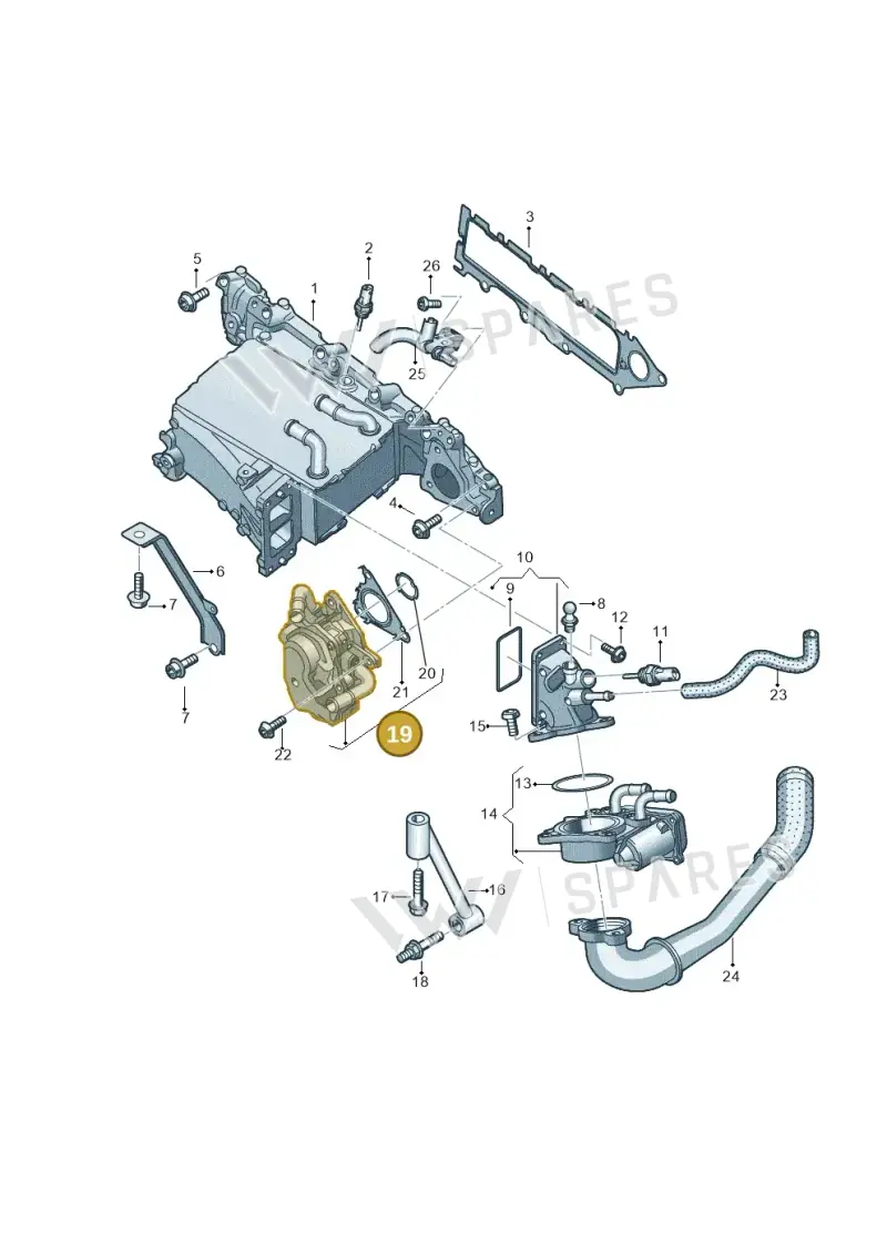 04L131501AD — Volkswagen Tiguan 2.0 (2023-) diagram 884129800, position 19