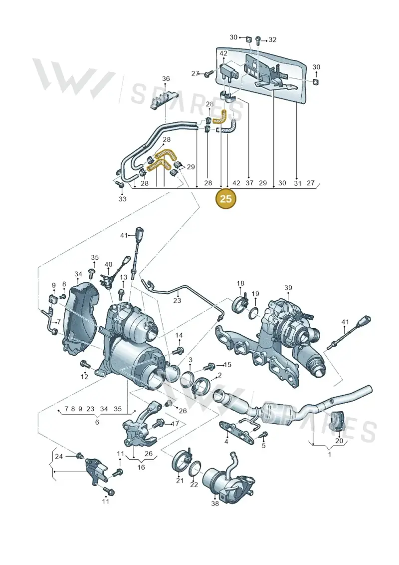 04L131552HP — Volkswagen T-Roc BlueMotion (2017-2024) diagram 793253049, position 25