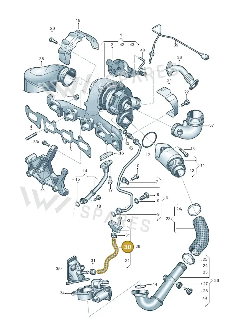 04L131850A — Volkswagen Caddy Maxi Kombi (2020-2024) diagram 746145630, position 30
