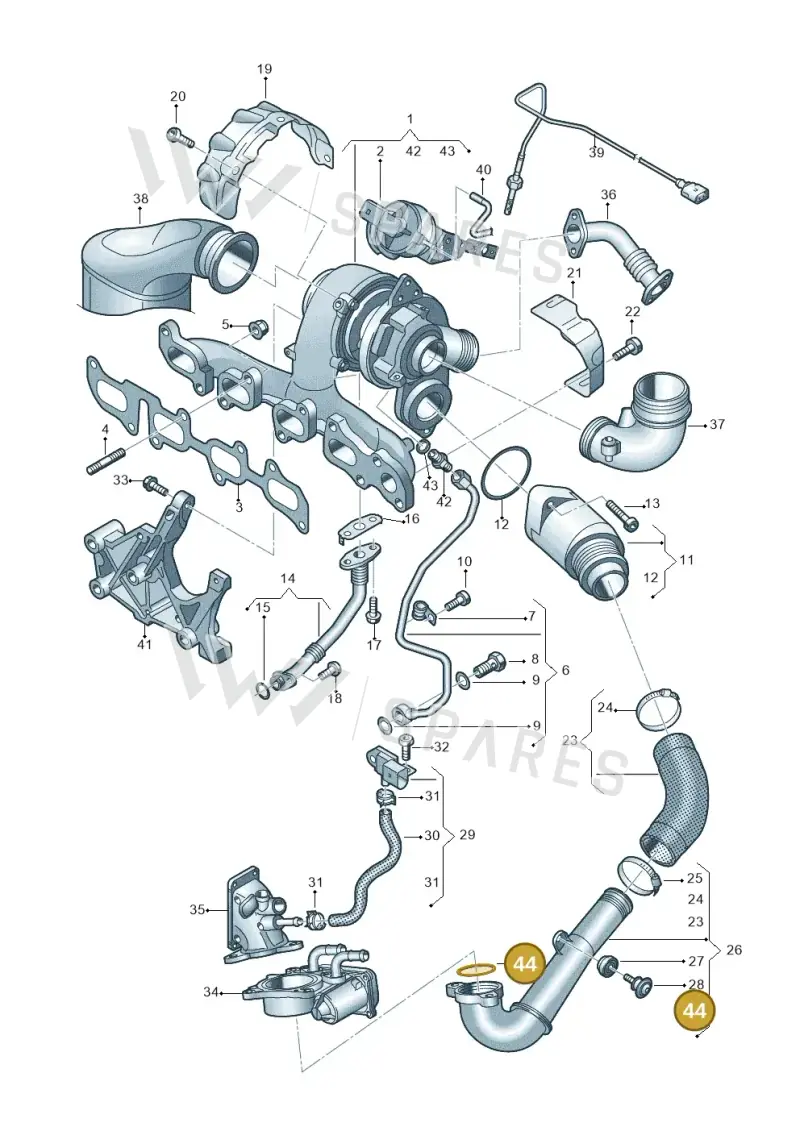 04L145119A — Volkswagen Caddy Maxi Kombi (2020-2024) diagram 746145630, position 44
