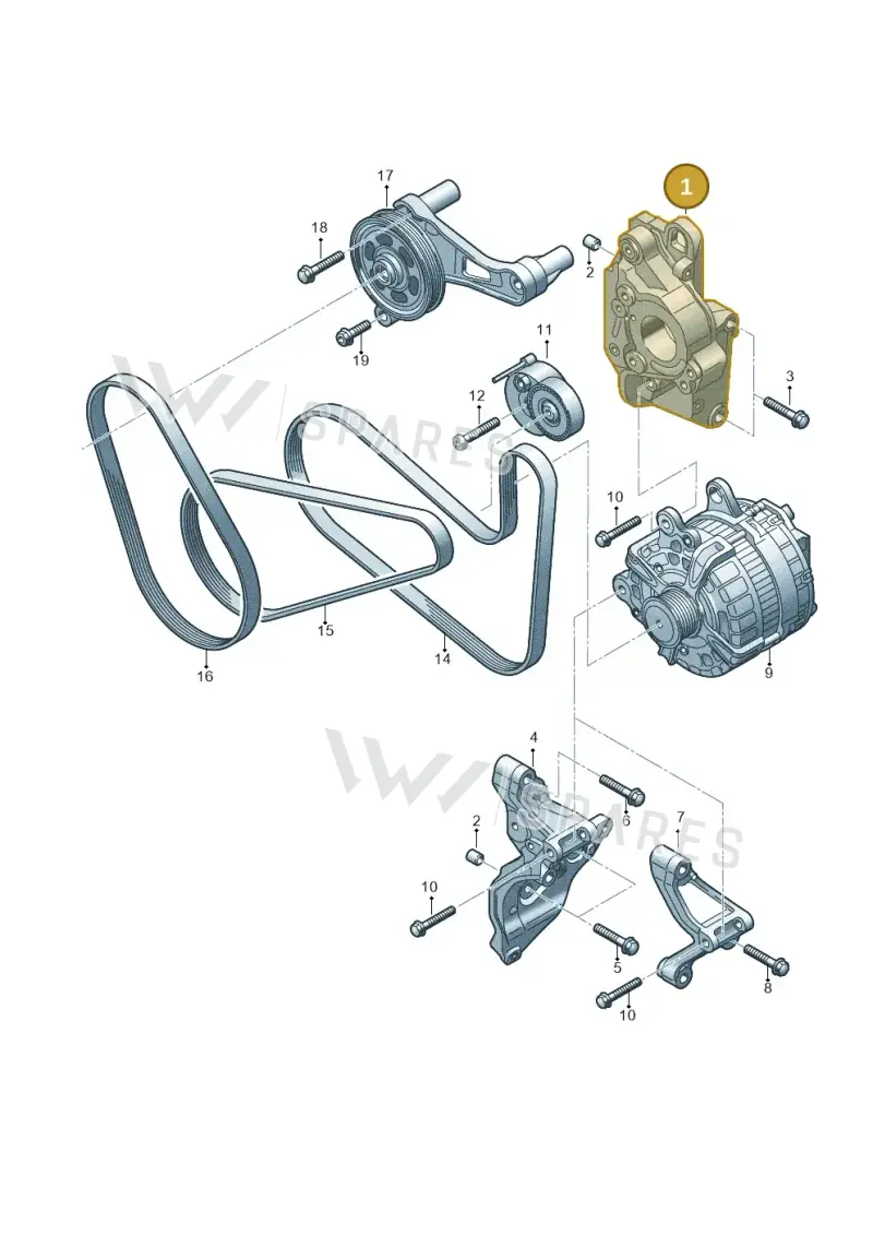 04L145169C — Volkswagen MAN TGE 55 (2016-2021) diagram 806903400, position 1