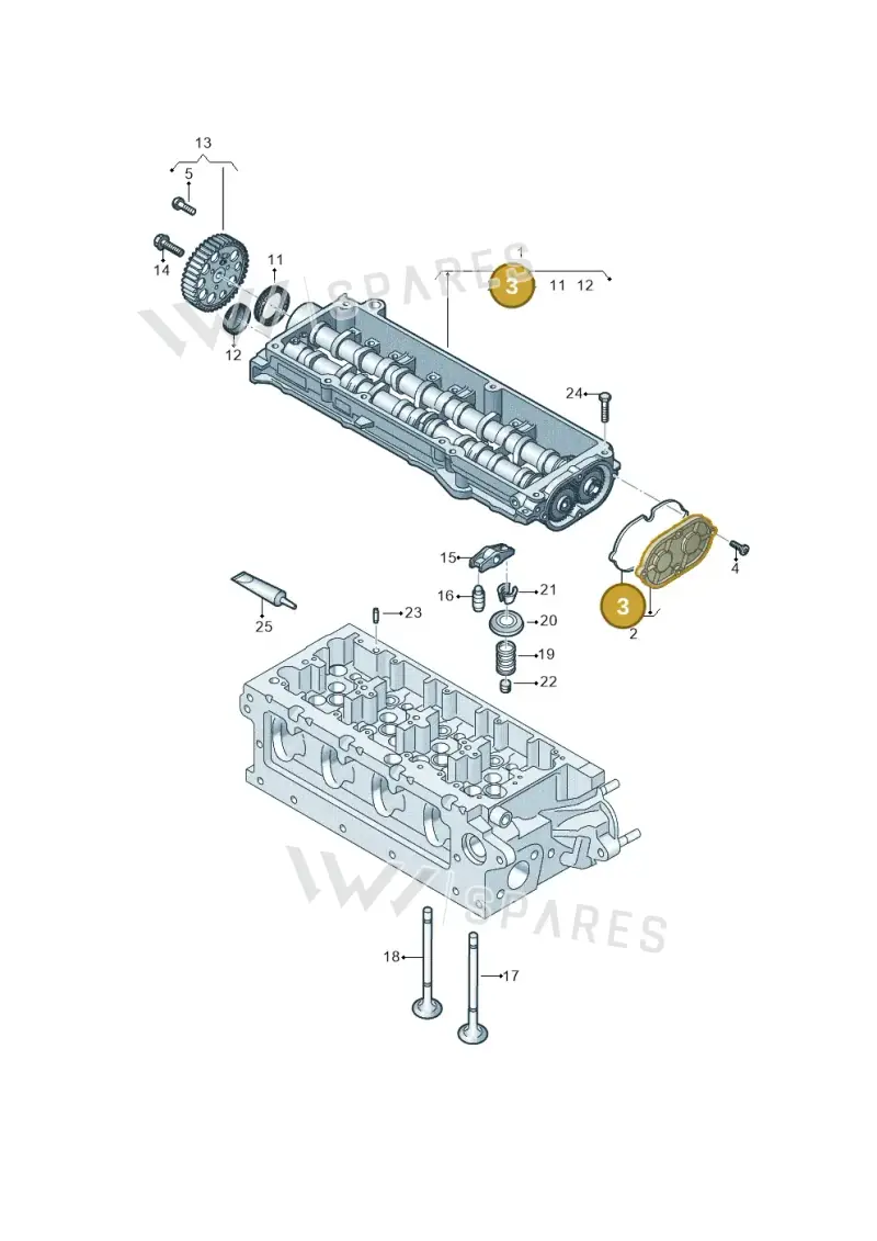 04L145215C — Volkswagen Transport. multivan (2019-2024) diagram 862109350, position 3