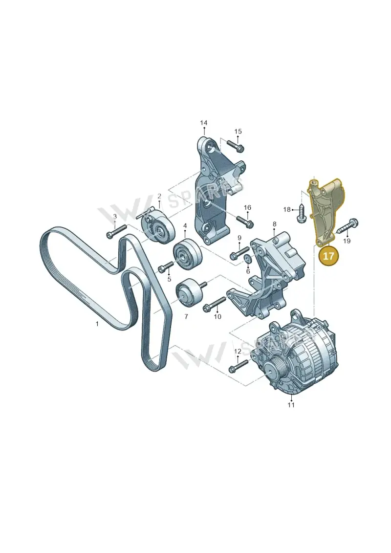 04L145509 — Volkswagen MAN TGE 55 (2016-2021) diagram 806903500, position 17