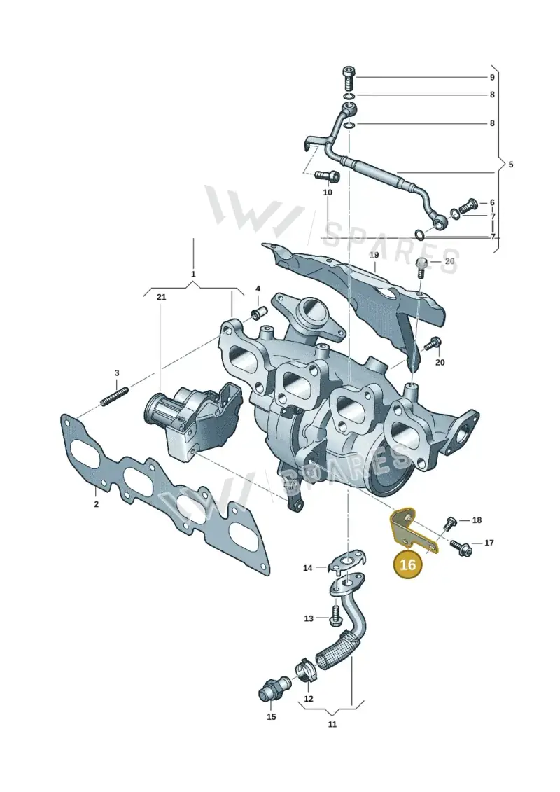04L145535N — Volkswagen Transport. multivan (2019-2024) diagram 7ep145250, position 16