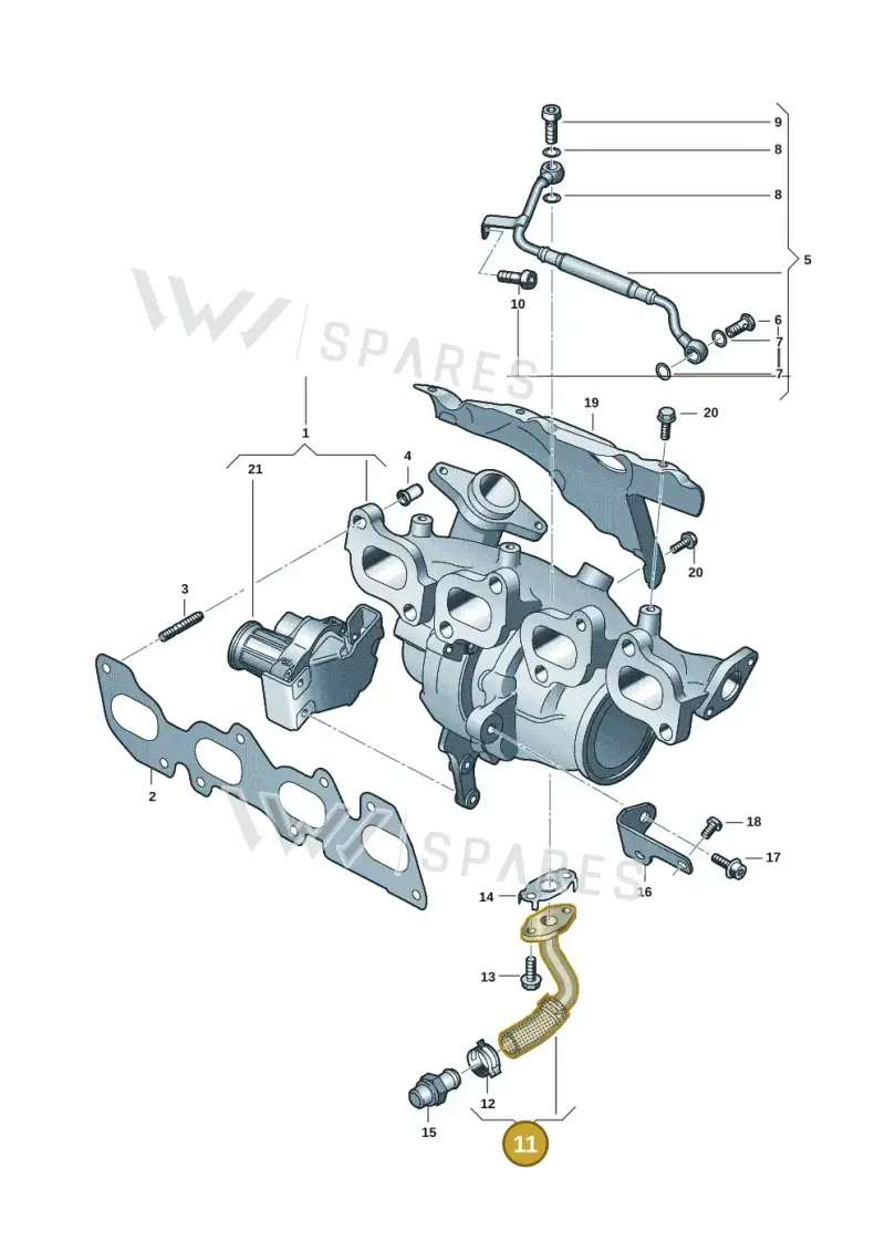 04L145736N — Volkswagen Transport. multivan (2019-2024) diagram 7ep145250, position 11