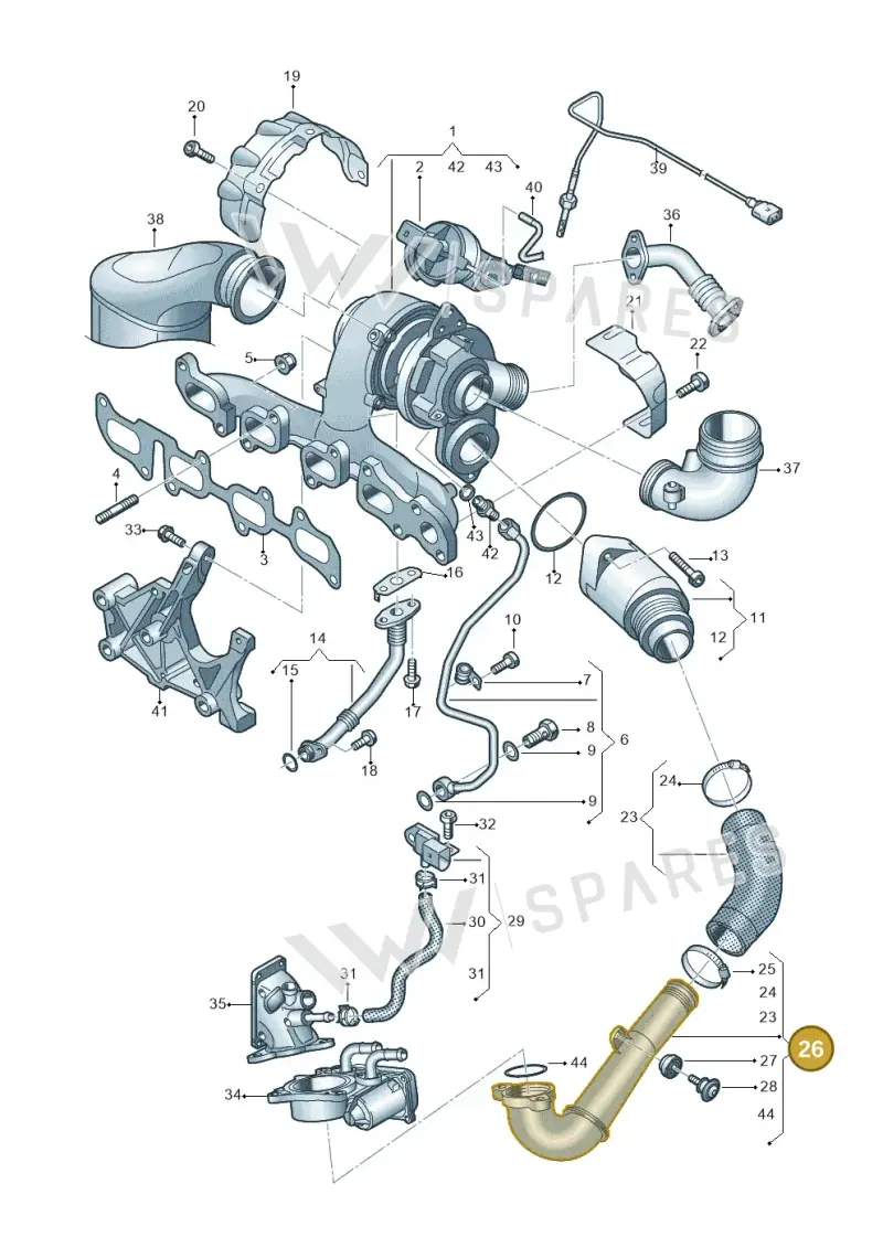 04L145762CE — Volkswagen Caddy Maxi Kombi (2020-2024) diagram 746145630, position 26