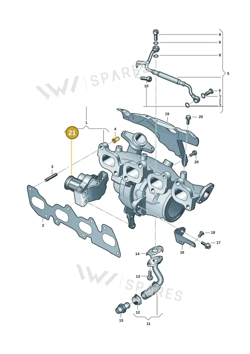 04L198701A — Volkswagen Transport. multivan (2019-2024) diagram 7ep145250, position 21