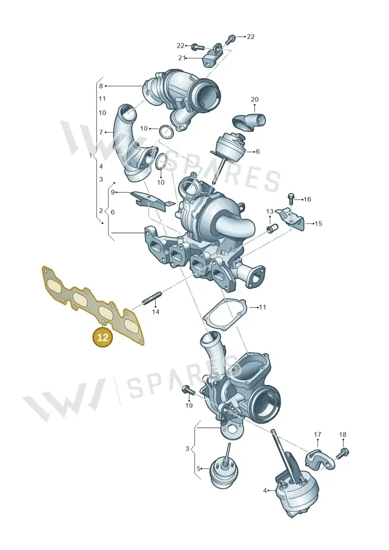 04L253039H — Volkswagen MAN TGE 55 (2016-2021) diagram 806145010, position 12