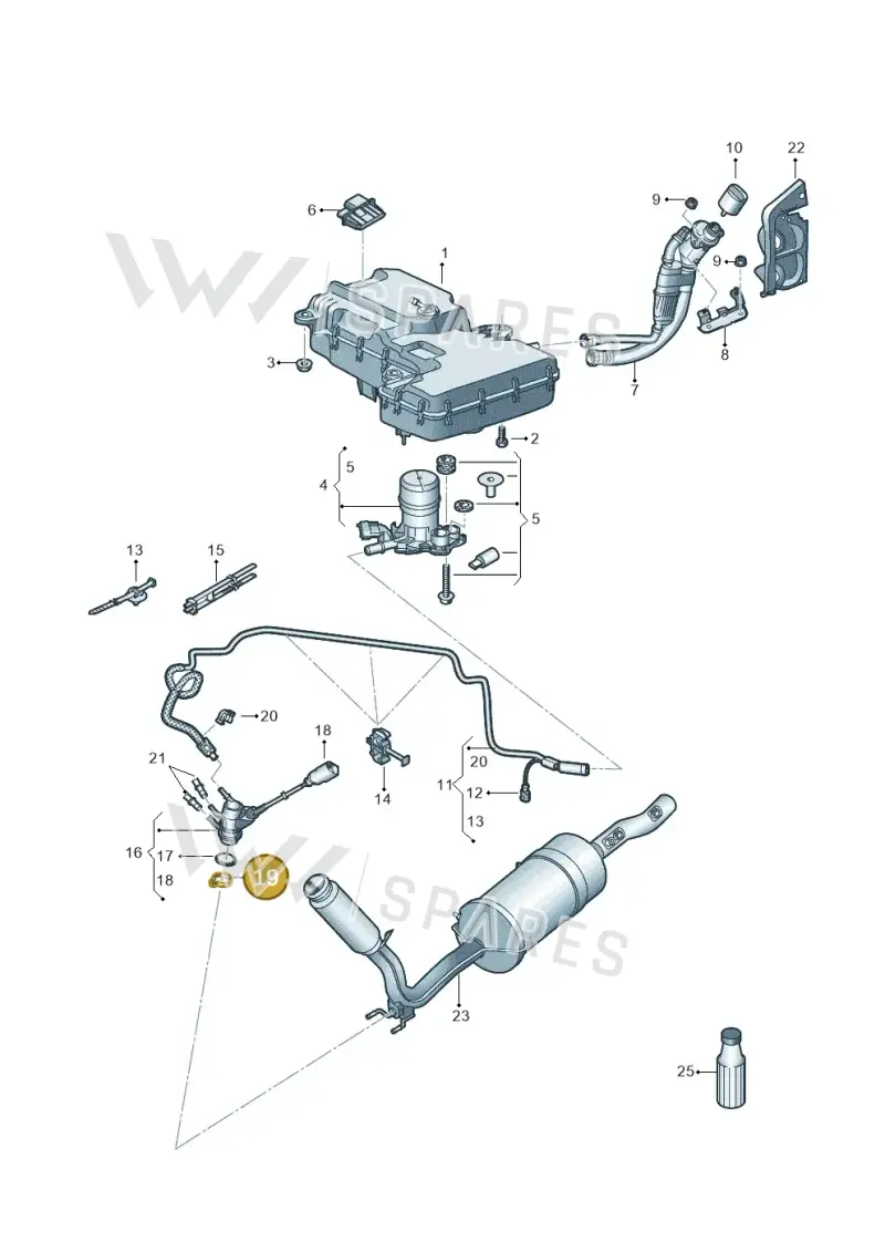 04L253725F — Volkswagen Transport. multivan (2019-2024) diagram 861253560, position 19