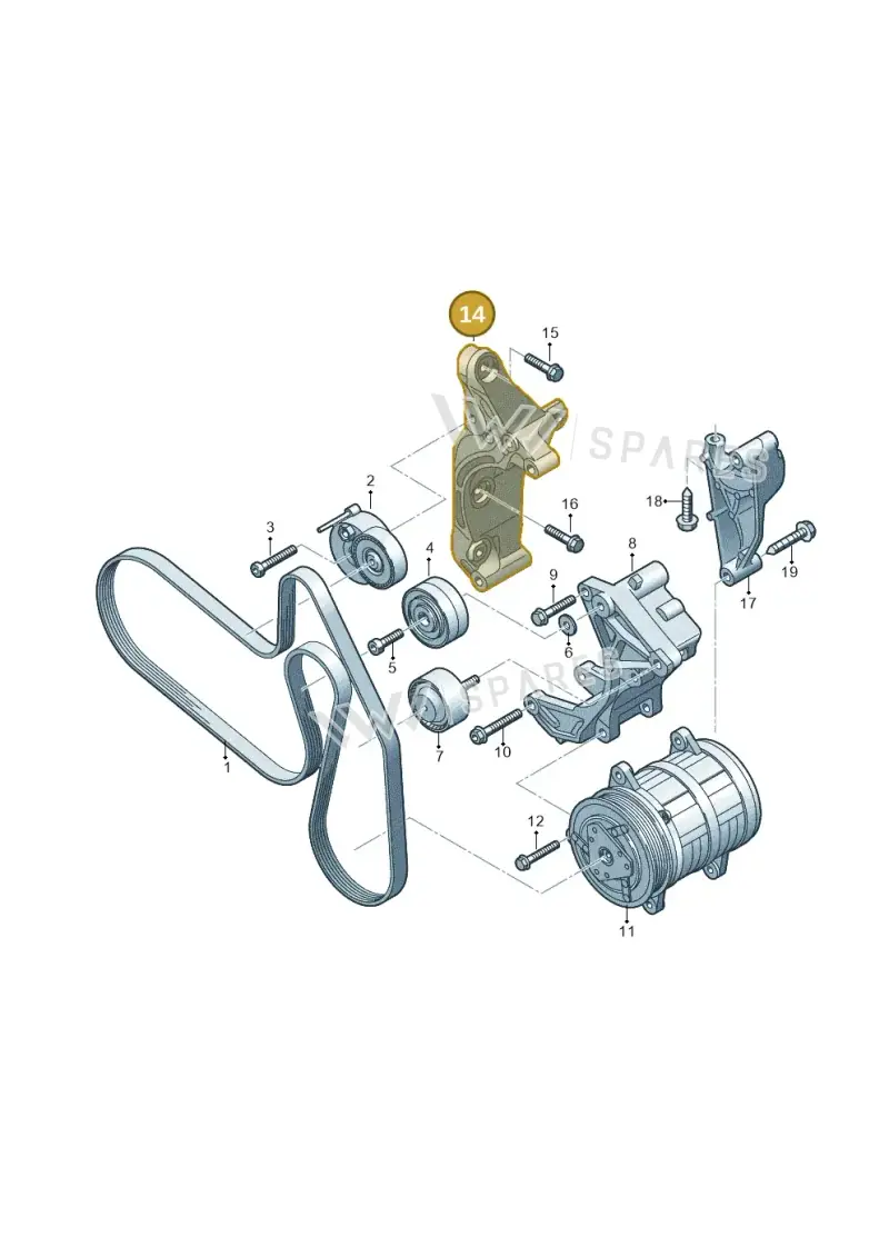 04L260089F — Volkswagen MAN TGE 55 (2016-2021) diagram 806903600, position 14