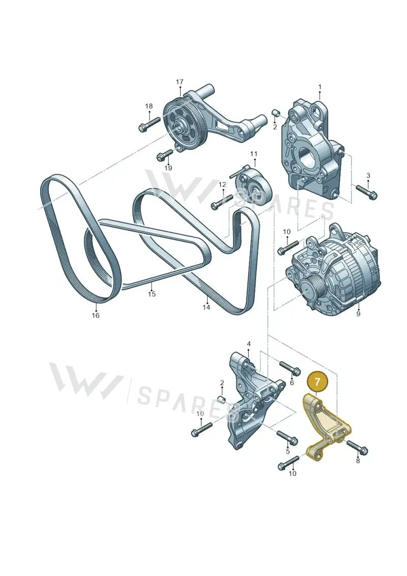 04L903143F — Volkswagen MAN TGE 55 (2016-2021) diagram 806903400, position 7