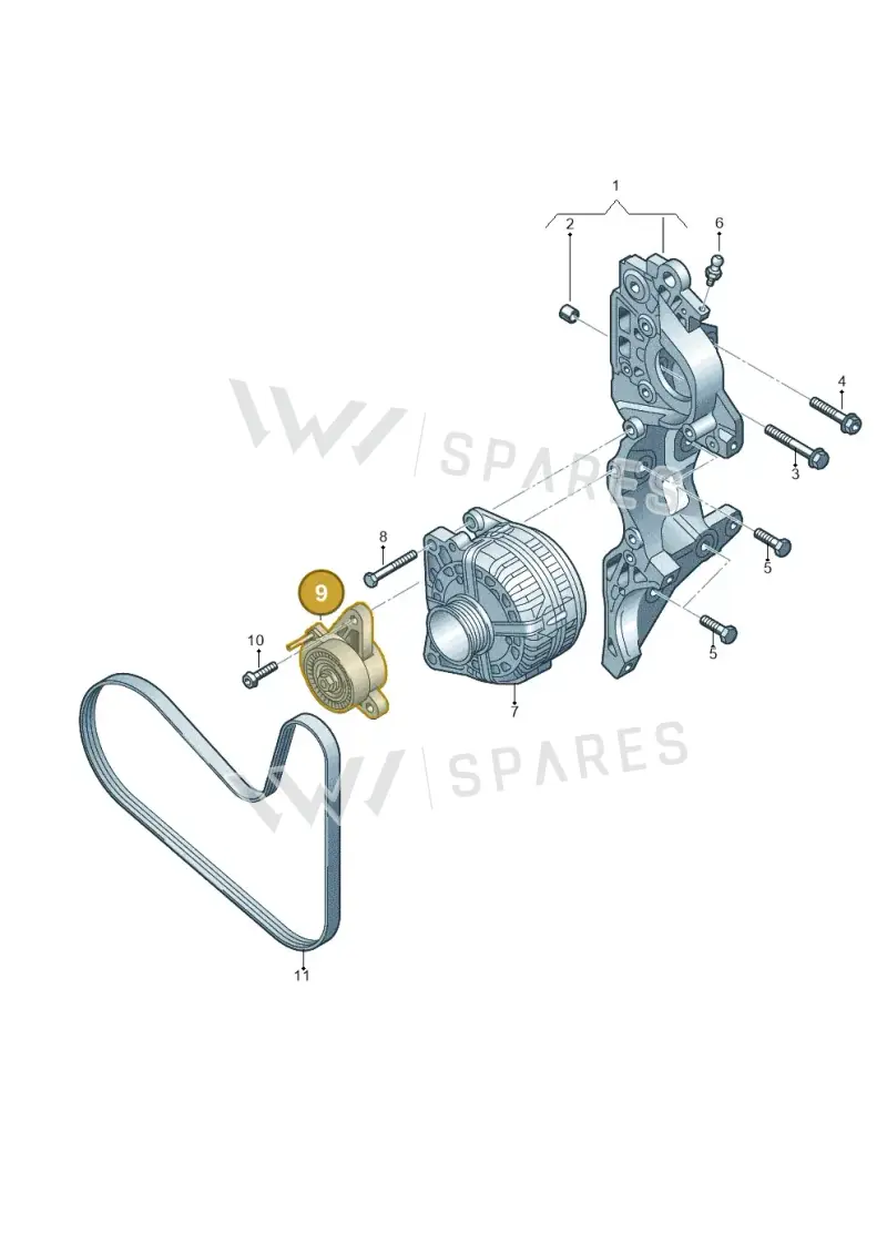 04L903315J — SEAT Tarraco (2018-2024) diagram 745903450, position 9