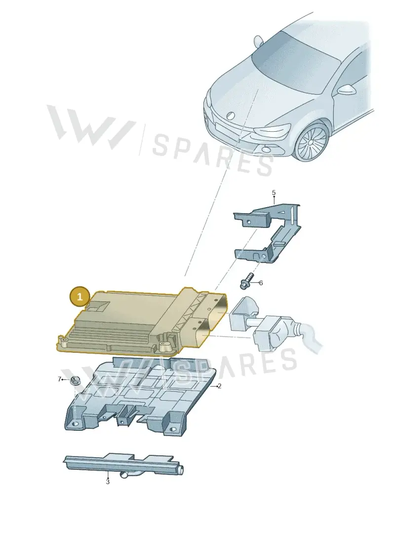 04L906016C — Volkswagen Scirocco 2.0 (2014-2017) diagram 786906200, position 1