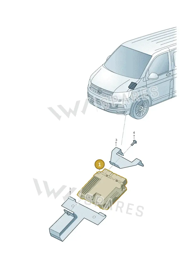 04L906057E — Volkswagen Caravelle (2015-2019) diagram 861906200, position 1