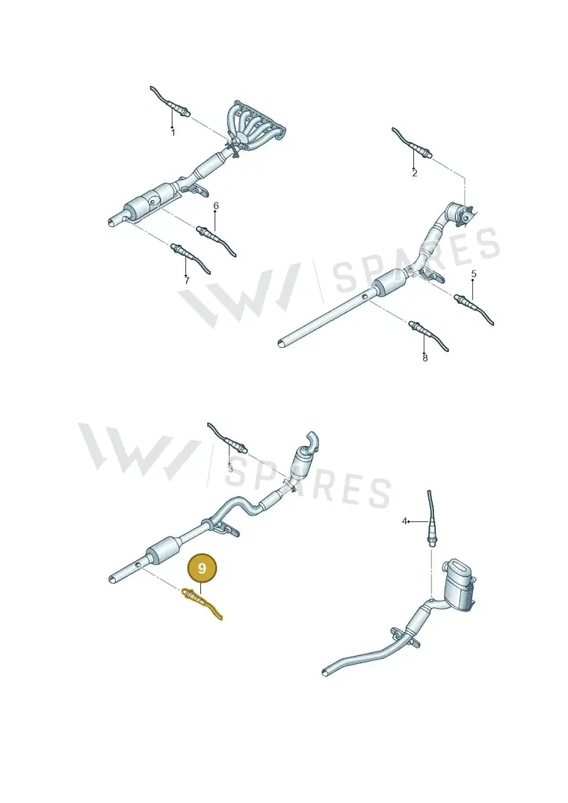 04L906262B — Volkswagen Jetta (2014-2017) diagram 789906100, position 9