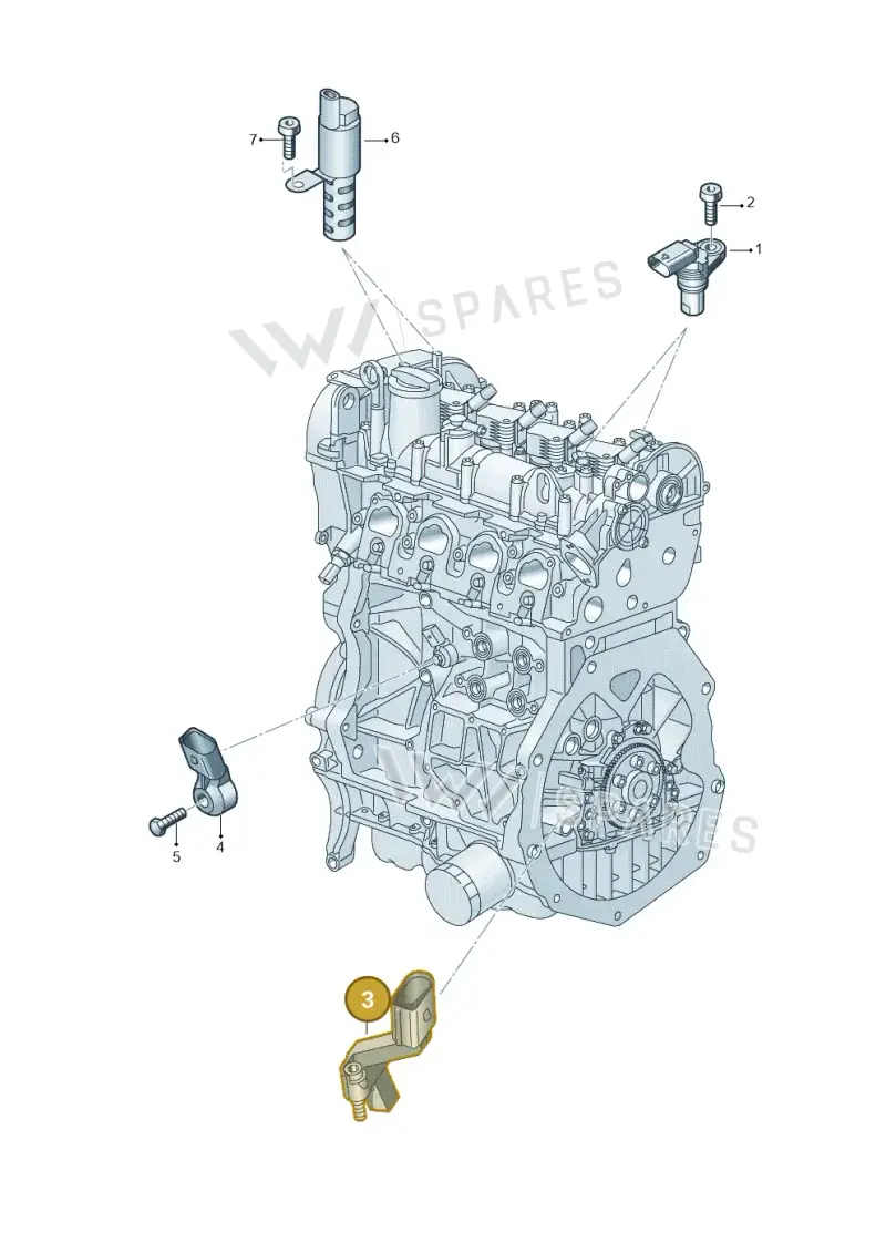 04L906433B — Volkswagen Caddy Maxi Kombi (2020-2024) diagram 5h0906032, position 3