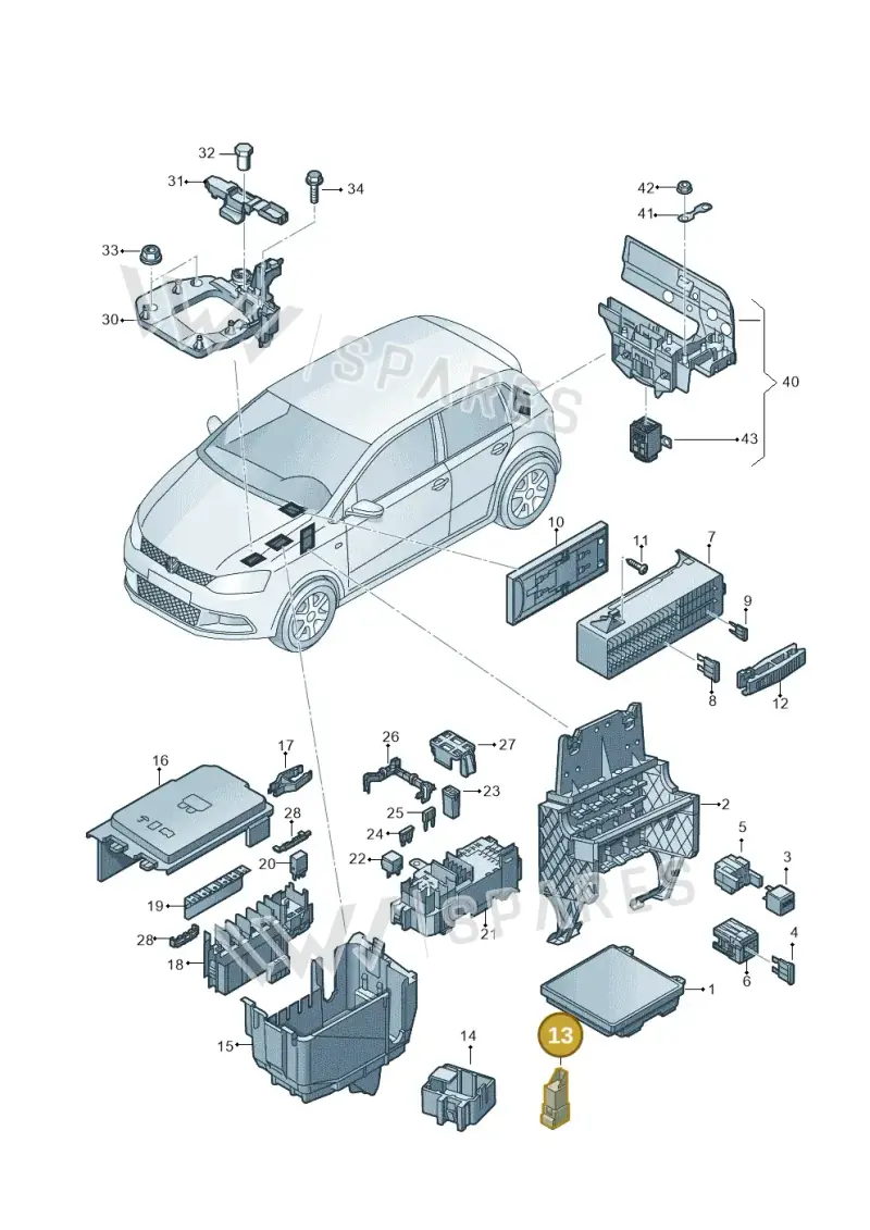 04L907281 — Skoda Rapid (2012-2022) diagram 773937010, position 13
