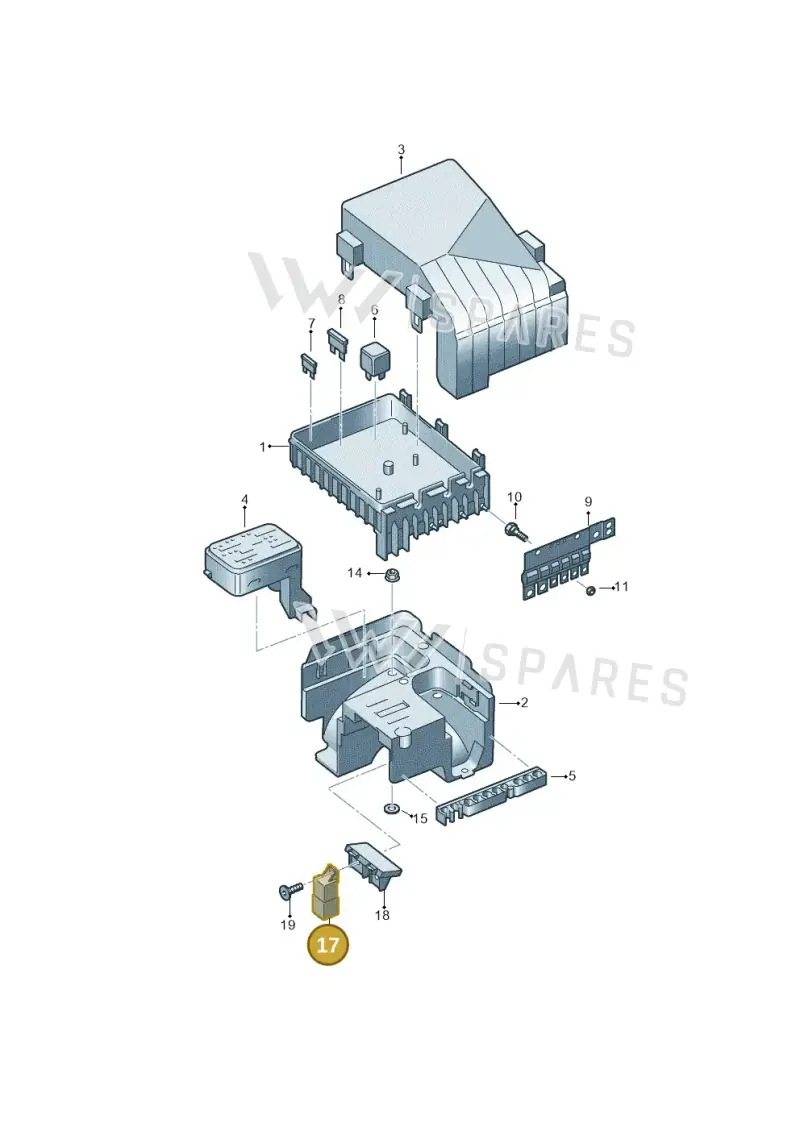 04L907281 — Audi Q3 2.0 TDI (2014-2019) diagram 855937200, position 17
