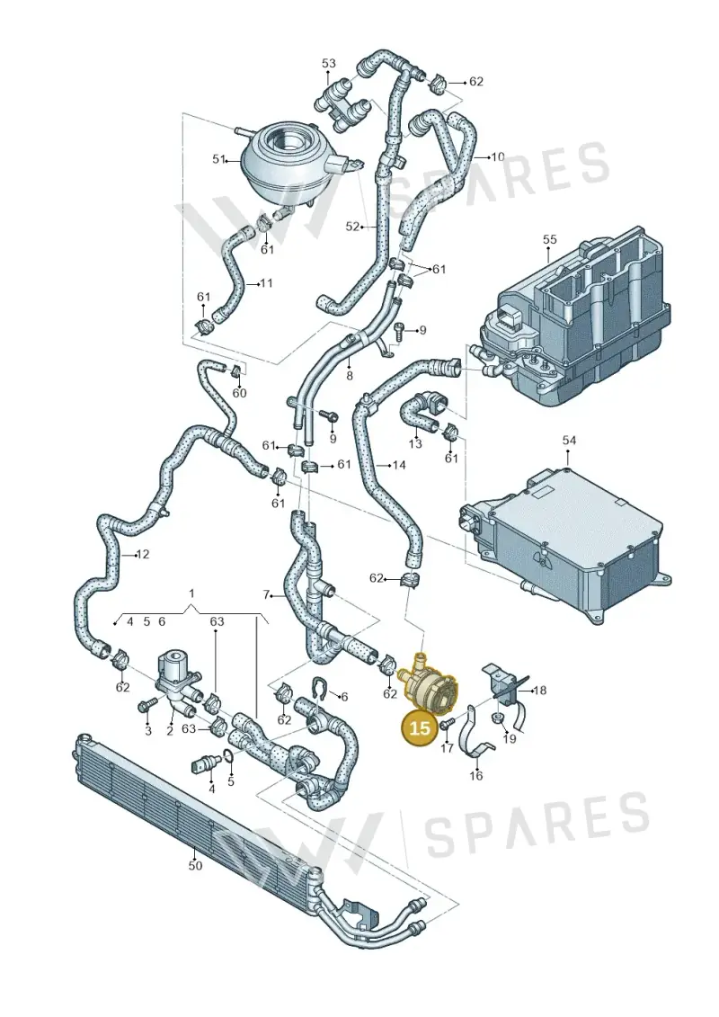 04L965567B — Volkswagen Golf 2.0 (2016-2020) diagram 745121640, position 15