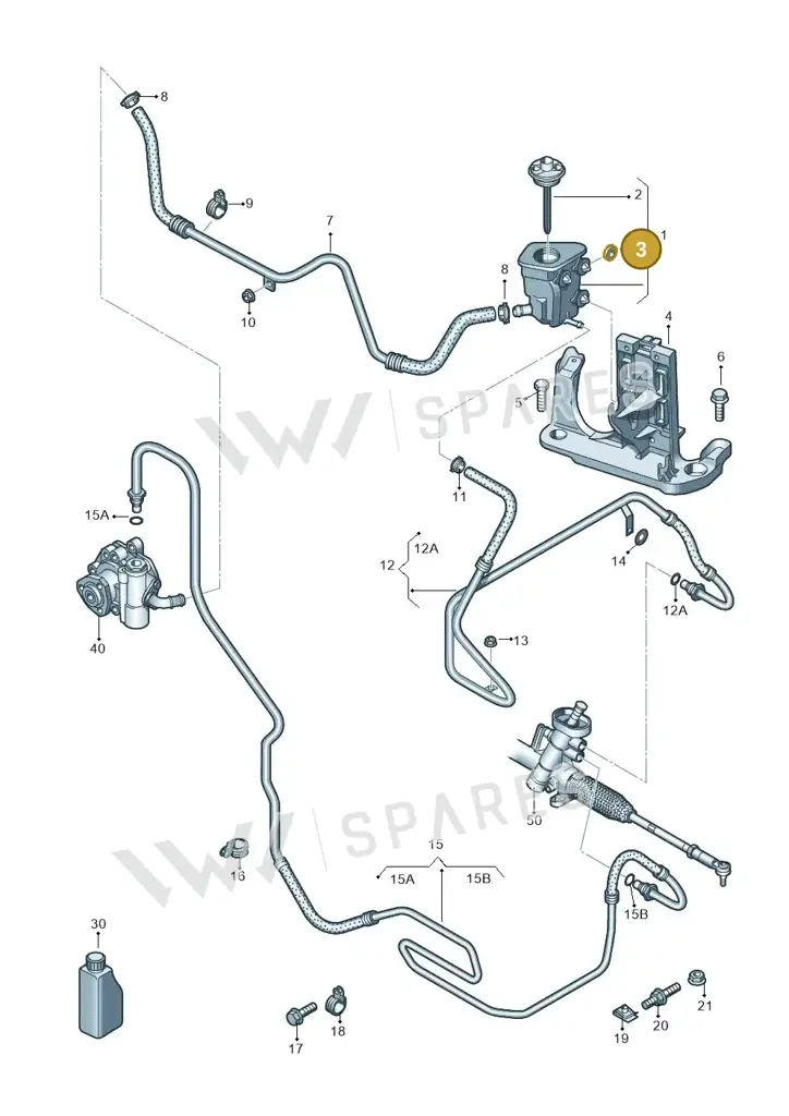 052129669A — Volkswagen Beetle (2016-2019) diagram 691422500, position 3