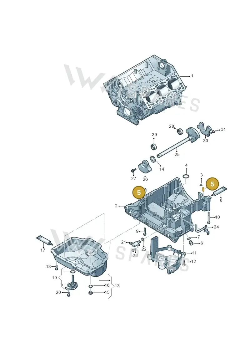 055105277 — Volkswagen Amarok twin cab (2022-) diagram 693103280, position 5