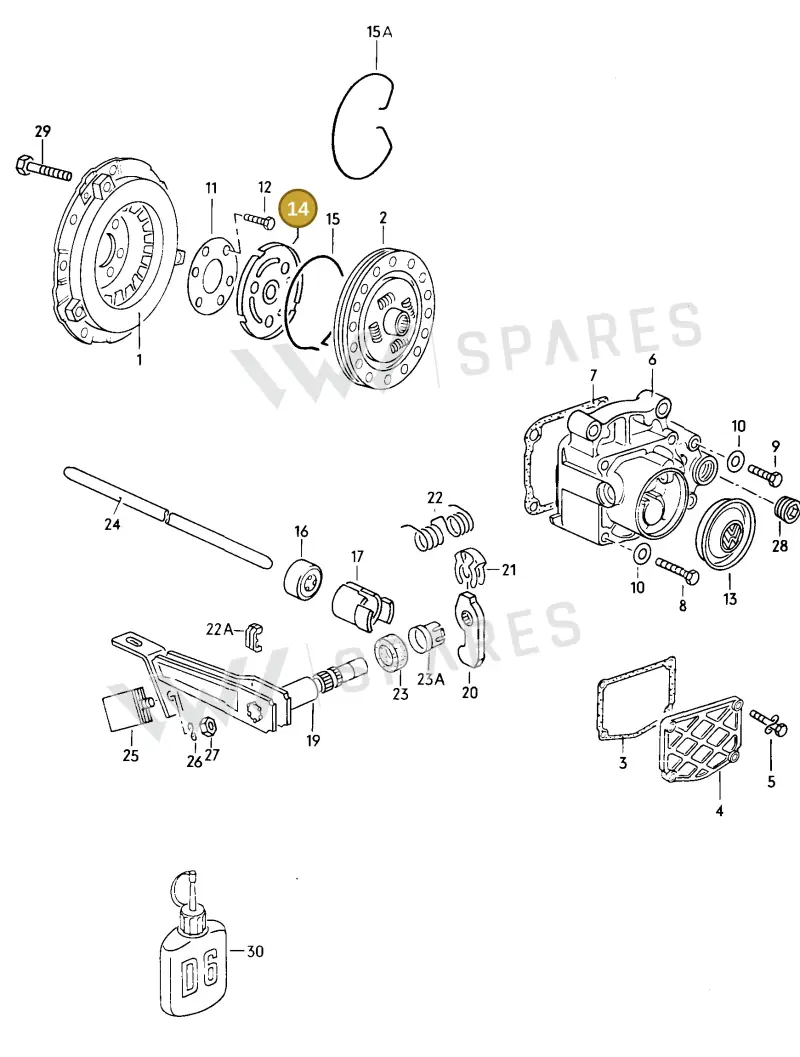 055141124J — Volkswagen JETTA (FAW)            91> (1991-) diagram 014059000, position 14
