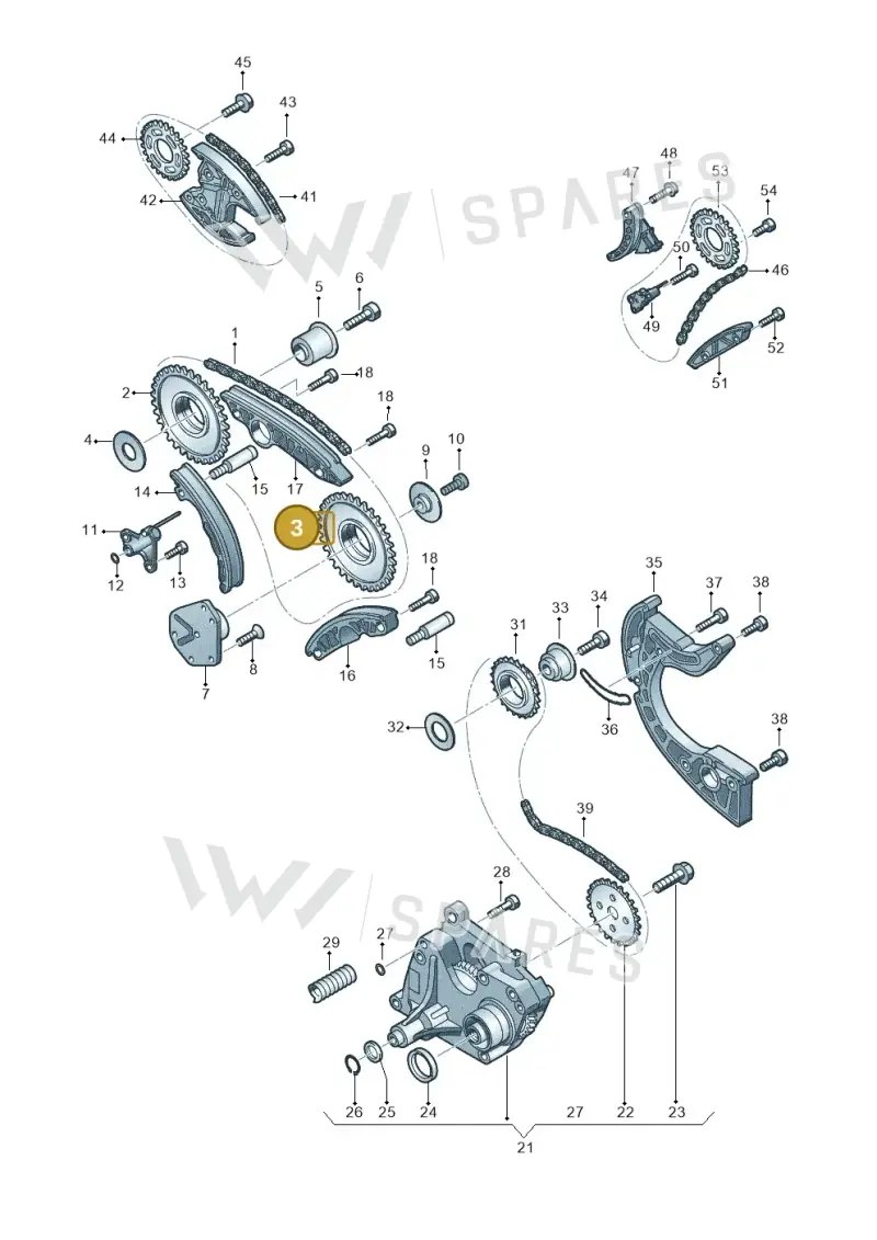 057109077 — Volkswagen Touareg BlueMotion (2014-2018) diagram 277109900, position 3