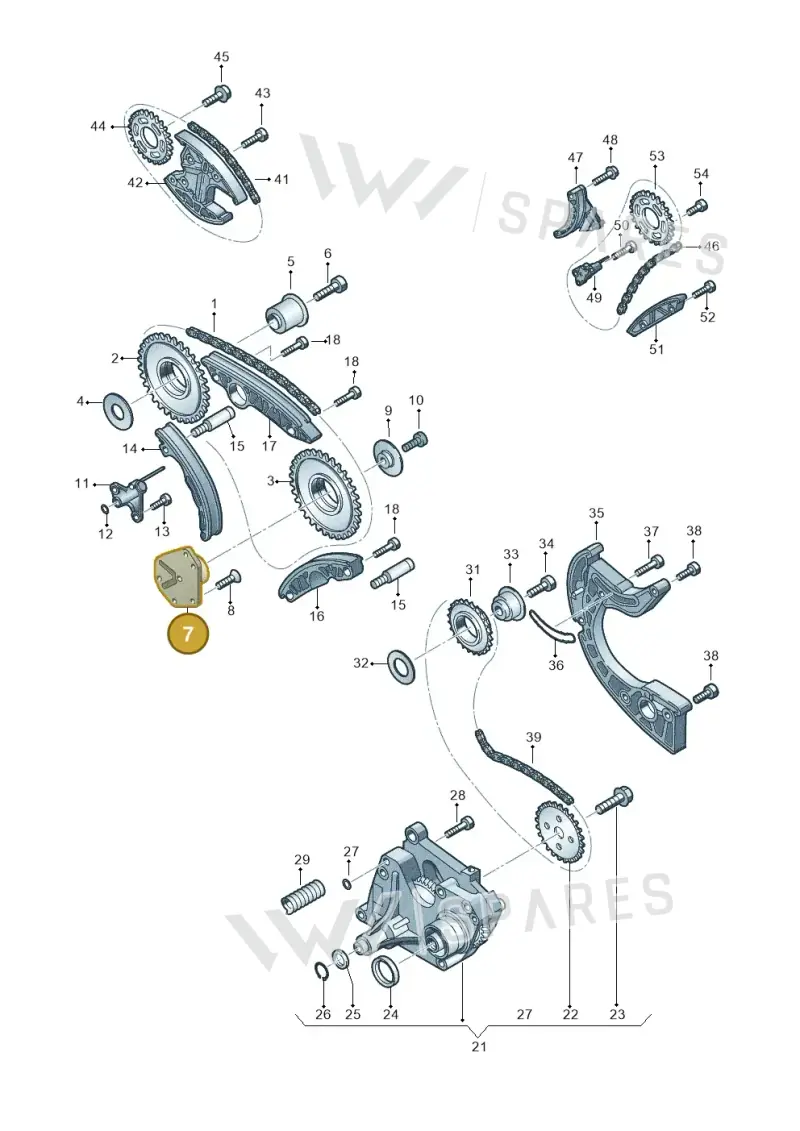 057109224B — Volkswagen Touareg BlueMotion (2014-2018) diagram 277109900, position 7